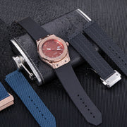 Waterproof Silicone Watch Strap Buckle Accessories